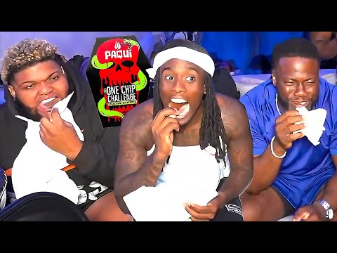 Kai Cenat Druski & Kevin Hart Do The One Chip Challenge!