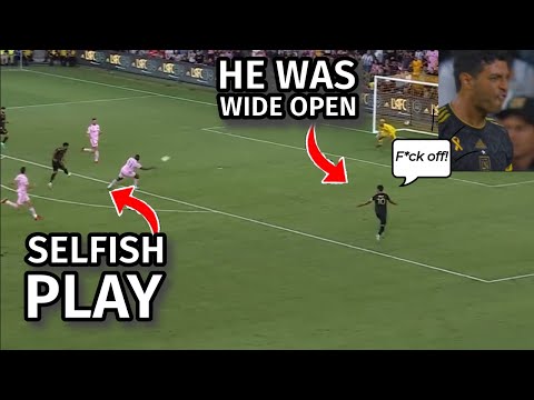Carlos Vela rages after selfish play, a breakdown