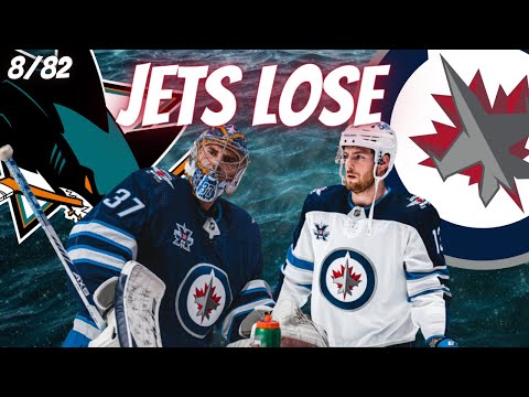 Jets Lose to Sharks in OT 2-1 in a SNOREFEST - Winnipeg Jets Game Recap/Reaction Game 8/82(NHL News)