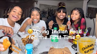 Our first time Trying Indian Food 😁