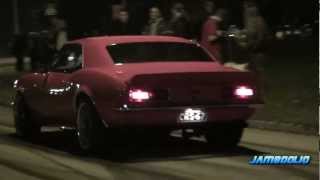 preview picture of video 'BURNOUTS and V8's!!  Vantaa Cruising 9/2012'