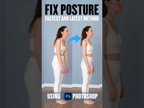 Latest AI Method to Fix Posture in Photoshop | Fast & Easy
