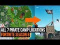 All 7 Pirate camp locations Fortnite Season 8 Week 1 Challenge