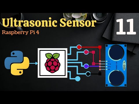 Ultrasonic Distance Sensor operation using Python in Raspberry Pi 4 Python RaspberryPi