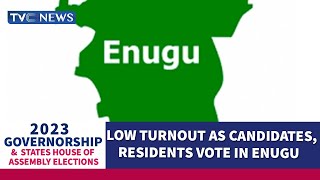 #Decision2023 | Low Turnout As Candidates, Residents Vote In Enugu