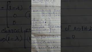 How to find Eigen value of a 3×3 matrix