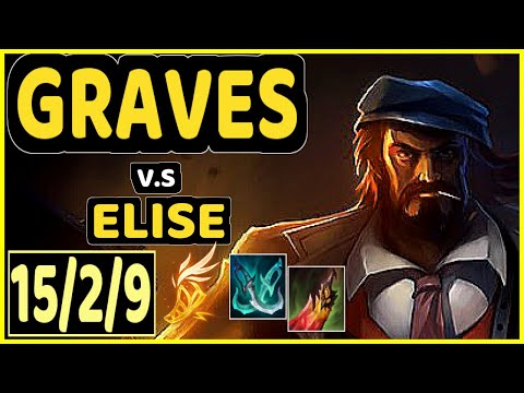 DAT (KITZUO) (GRAVES) vs ELISE - 15/2/9 KDA JUNGLE CHALLENGER GAMEPLAY - NA