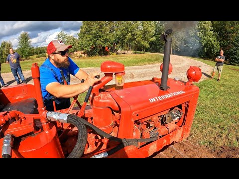 International T-D6 Gas-Start Diesel Startup Sequence & Test Drive! How Does it Compare to a Cat?