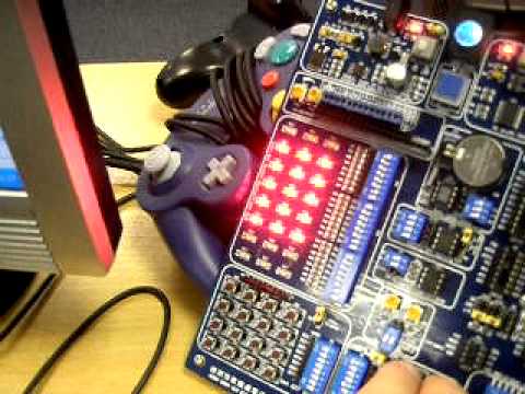 Rudimentary game on a PIC microcontroller