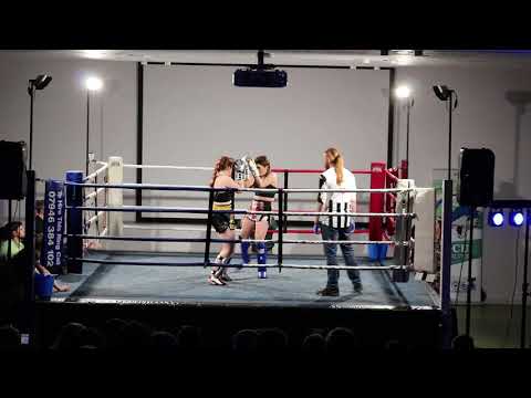 G-Cal Muay Thai - Homecoming II - Fight 11 - Sarah Beth Vs Lucy Hough