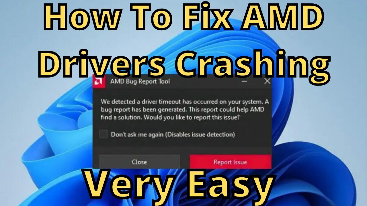 How do I fix AMD Graphics Driver crashes? How do I fix AMD Graphics Driver crashes? CrossPointe
