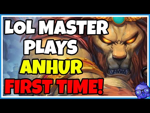 10 Year LoL Main plays ANHUR for the FIRST TIME! - (Smite Gameplay)