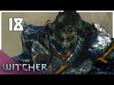 Let's Play The Witcher 1 Blind Part 18 - Golem Sentry [Modded Witcher Enhanced Edition PC Gameplay]