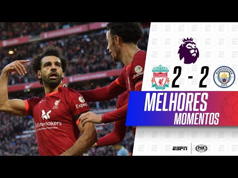 Gols e lances de Liverpool x Manchester City