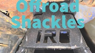 Installing Iron Rock Off-Road lift Shackles On My Jeep XJ Cherokee