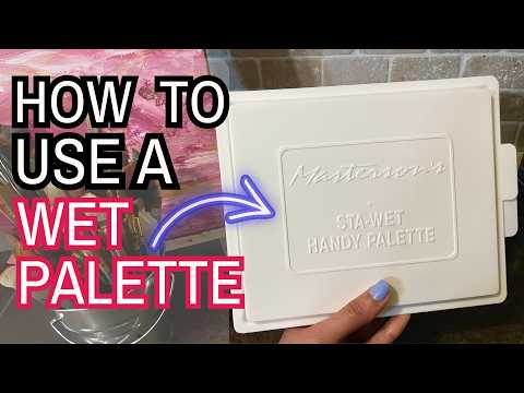 How To Use Sta-Wet Palette by Masterson's 🎨 + Review & Pros/Cons