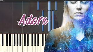 Adore - Amy Shark (Piano Tutorial Synthesia)