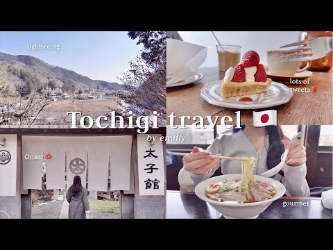 1泊2日で楽しみ尽くす栃木旅行🇯🇵 おすすめグルメ＆カフェ巡り｜スイーツ食べまくり🍓｜秘境パワースポットと温泉宿♨️