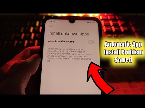 Automatic App Install Problem Solved | App Automatic Download Hota Hai Kaise Thik Kare | Tech.