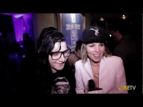 Skrillex & Skylar Grey Meet for the First Time