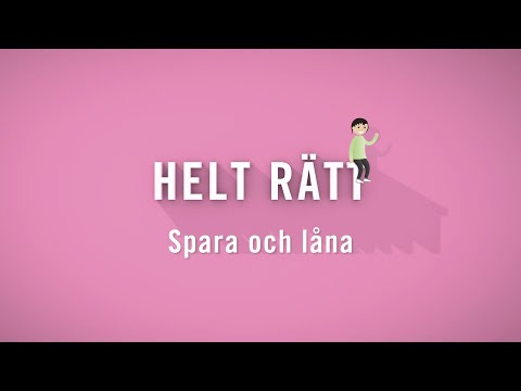 Helt rätt - Spara och låna