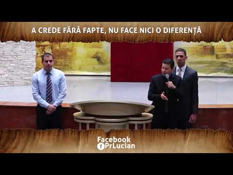 A CREDE FĂRĂ FAPTE, NU FACE NICI O DIFERENȚĂ