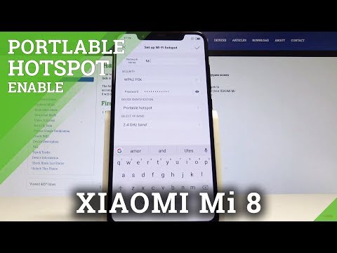 How to Enable Portable Hotspot on XIAOMI Mi 8 - Allow Wi-Fi Sharing