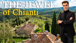 LUXURY FARMHOUSE WITH BOUTIQUE VINEYARDS FOR SALE IN GAIOLE IN CHIANTI