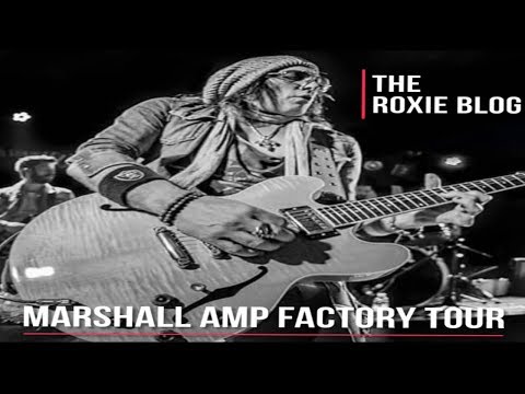 Thumbnail for The Marshall Amp Factory Tour with Alice Cooper Guitarist Ryan Roxie by Ryan Roxie