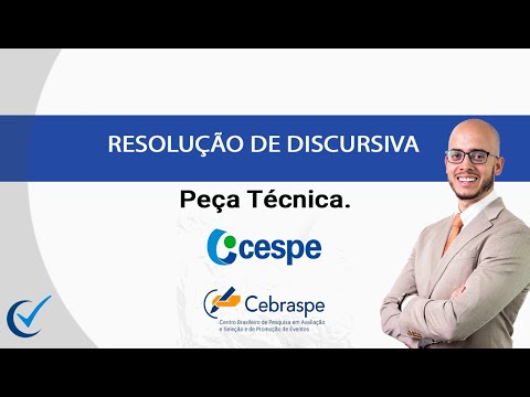 Resolução de Discursiva - Peça Técnica- Cebraspe/Cespe- Contabilidade
