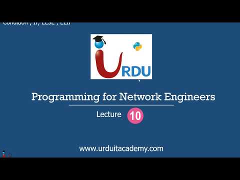 Programming for Network Engineers Lecture 01 Introduction to Programming for Network Engineers