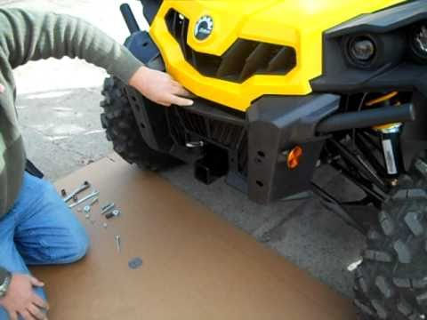 Can-Am Commander Winch Mount Install Video