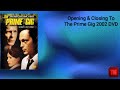 Opening Closing To The Prime Gig 2002 DVD
