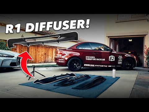 The 1ER Gets A NEW DIFFUSER! | BMW 1 Series E82/E88 Duraflex R1 Rear Diffuser