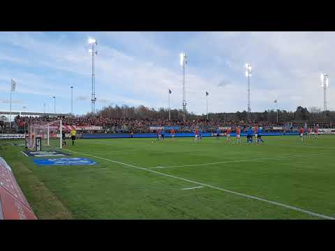 Degerfors IF - Halmstad 1-0 Johan Bertilsson straff mål 16.10.2021