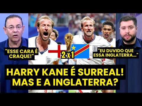 “O HARRY KANE É BIZARRO!!! E EU DUVIDO que a INGLATERRA…” VITÓRIA sobre a RD CONGO GERA DEBATE!