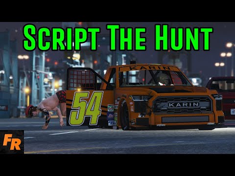 Gta 5 Challenge - Script The Hunt  - April Fools Special