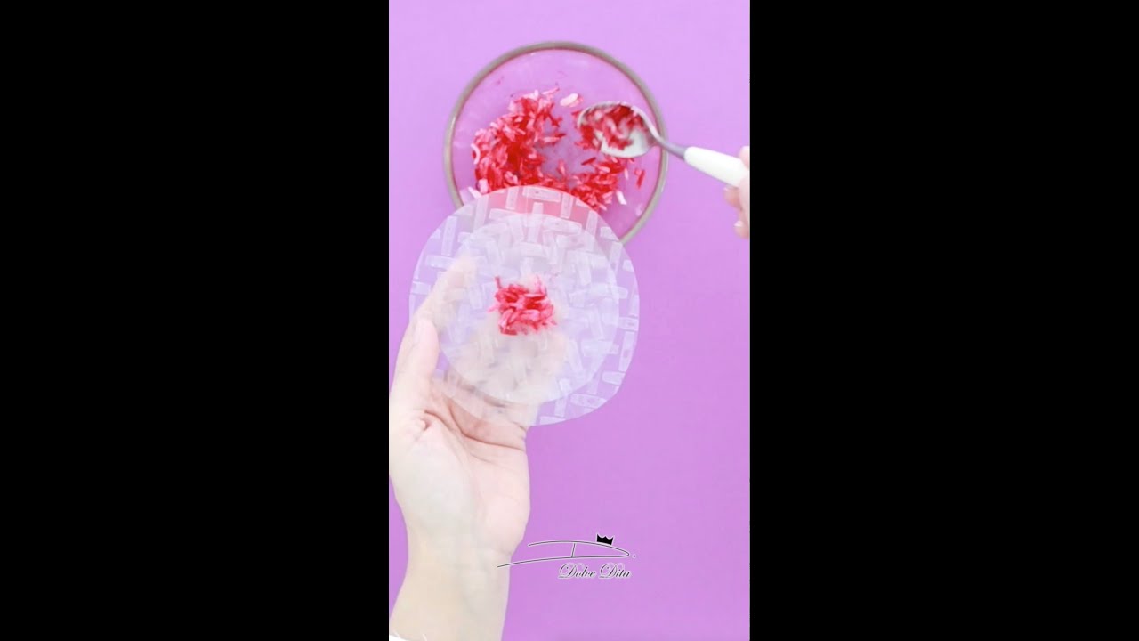 🌸TUTO fleur comestible la plus rapide au monde (2 secondes à peine, regardez bien) 😮⏱!