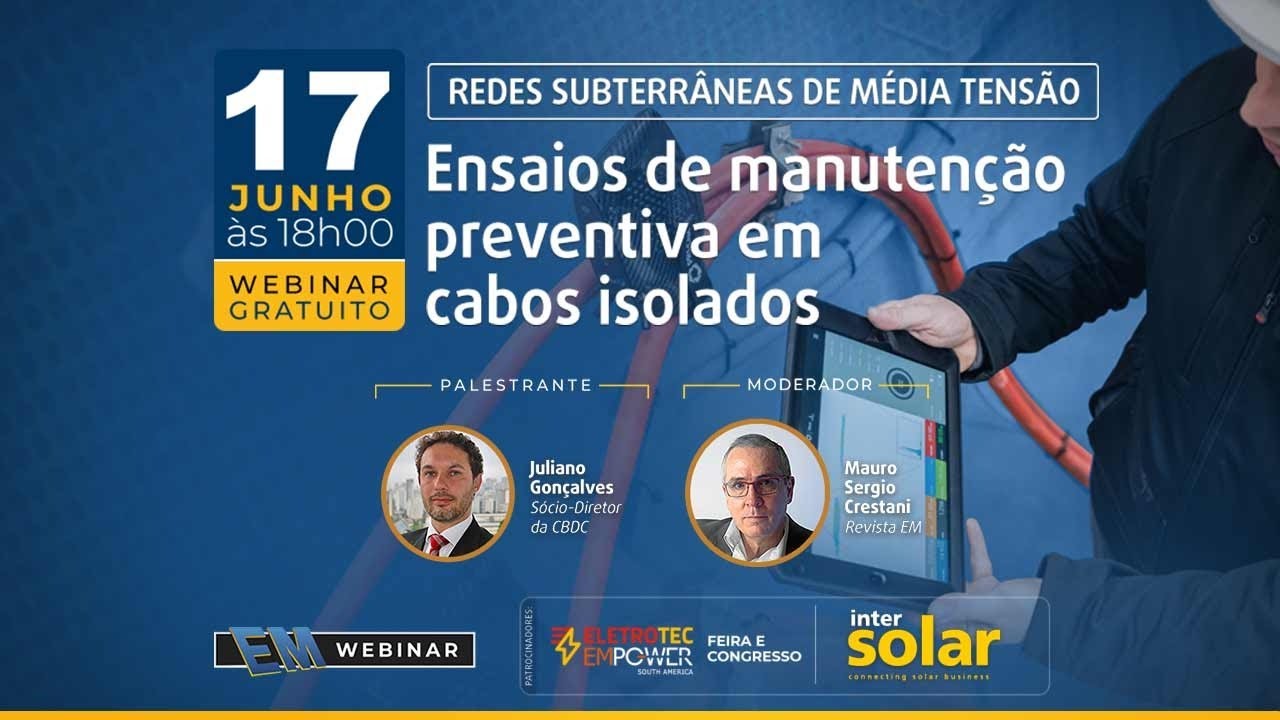 38º Webinar EM - Ensaios de manutenção preventiva em cabos isolados