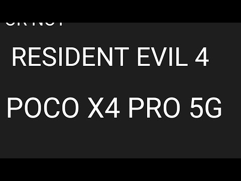 POCO X4 PRO 5G RESIDENT EVIL 4 gameplay