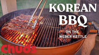Korean BBQ Short Ribs on the Weber Kettle! | Chuds BBQ