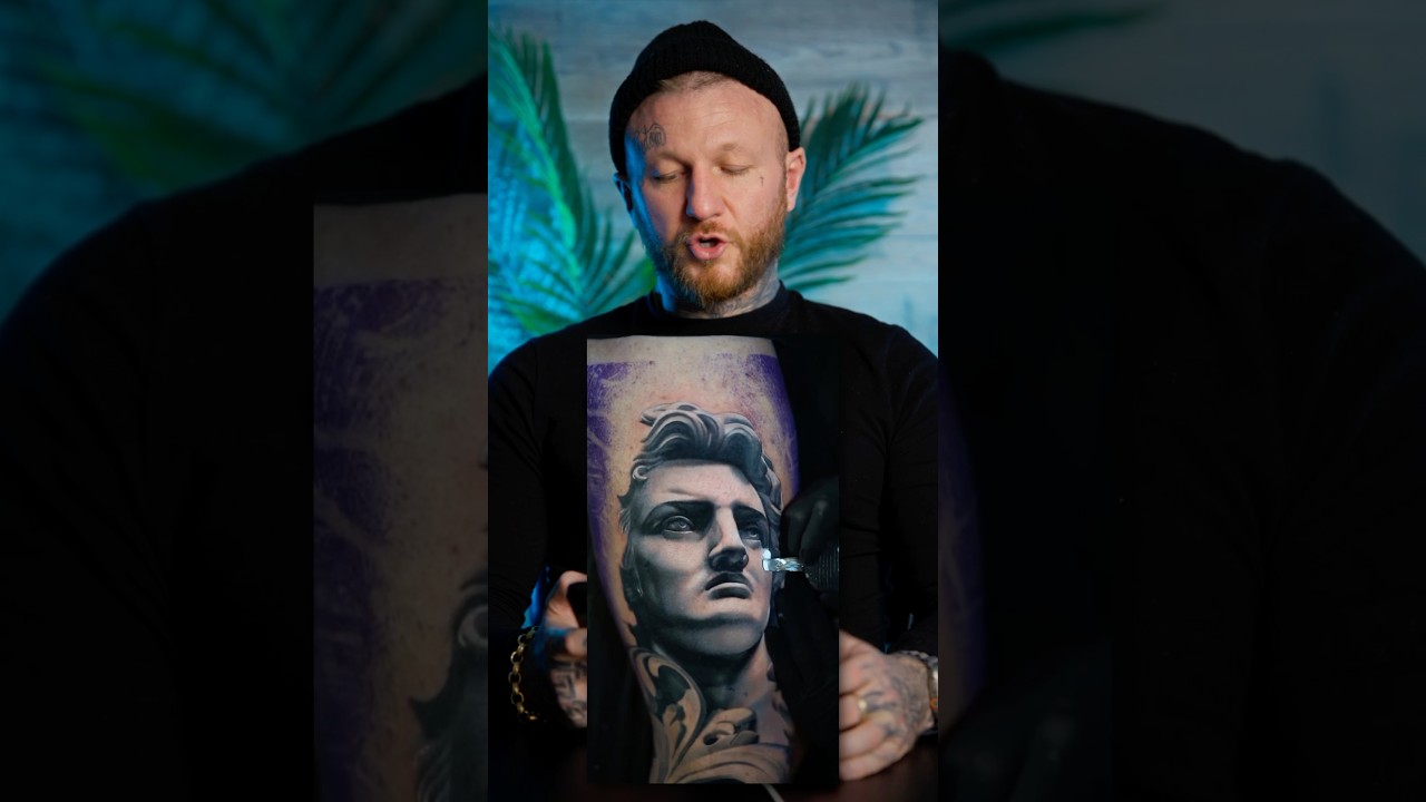 How do you feel about Leg Tattoos? 🤔Mirko Ponti unreal as always 🔥#legtattoo #tattooist