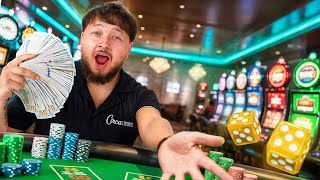 CRAZY Battle At The Craps Table! (HUGE Bets)