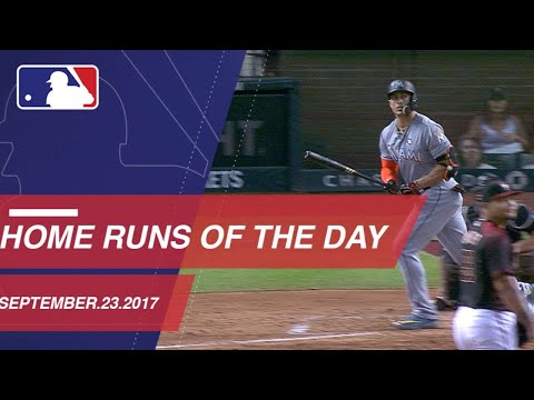 Check out all of MLB's homers hit on 9/23/17