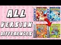 Pokemon Version Differences Red Blue Vs FireRed LeafGreen