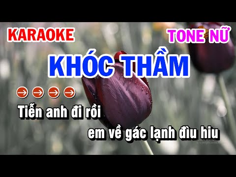 Karaoke Khóc Thầm || Nhạc Sống Rumba Tone Nữ Karaoke Phan Cò