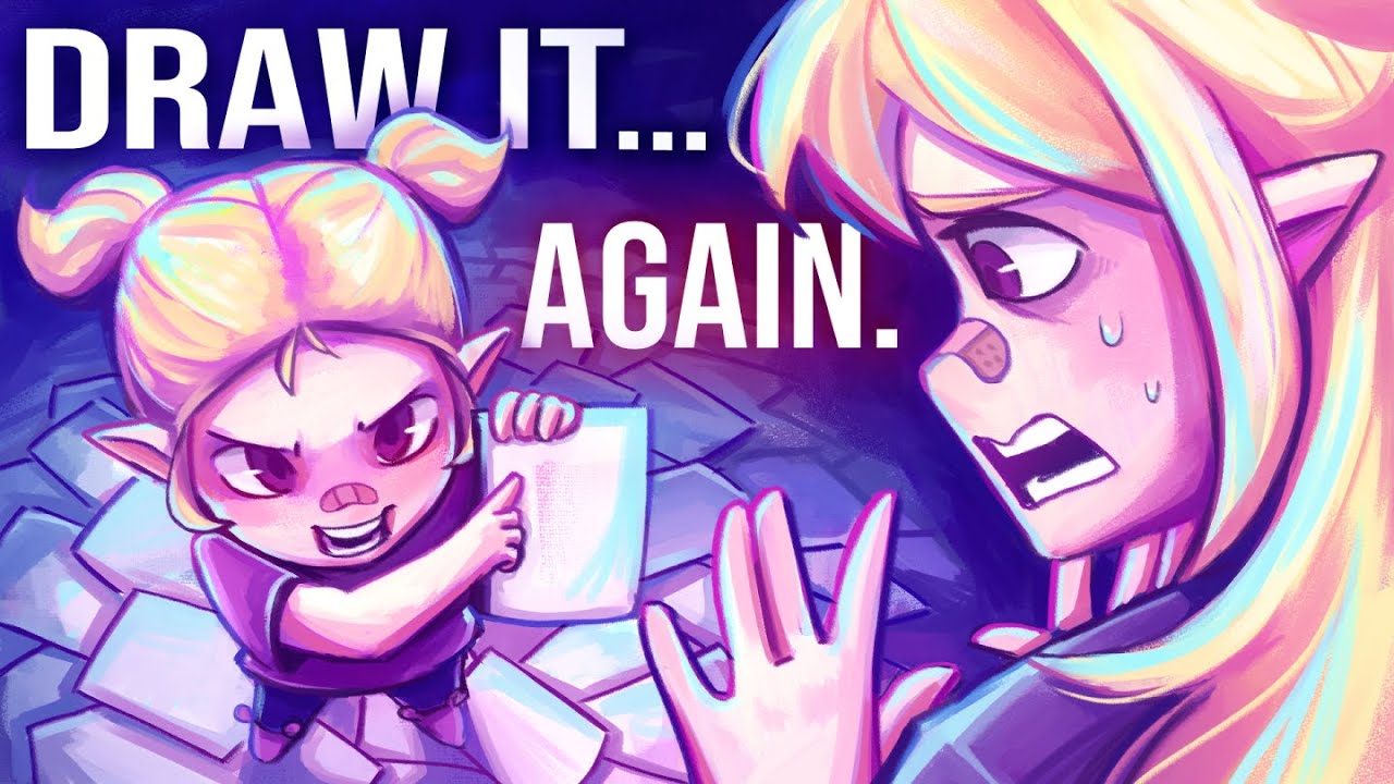 I had to Redraw the same Drawing for EIGHT YEARS.