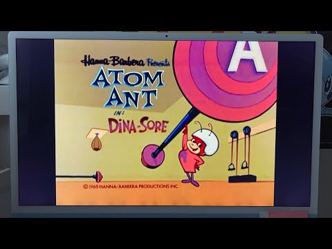 Atom Ant in: Dina-Sore Title Card