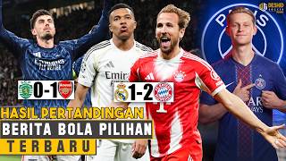 Download lagu Hasil UCL: Munchen Permalukan Real Madrid 😱 Arsenal Susah Payah Kalahkan Sporting 🔥 de Jong ke PSG mp3