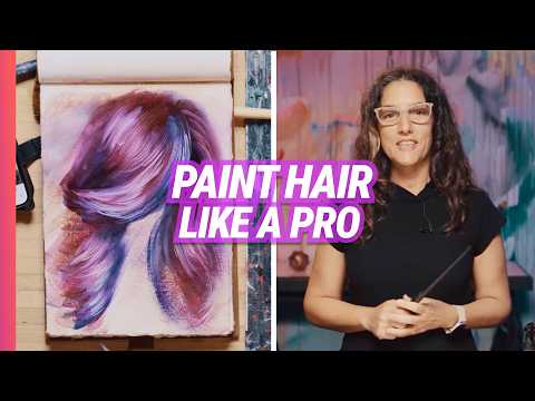 How to Paint Hair Like a Pro - Easy for Beginners!
